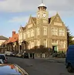 The library on the corner of Stanwell Road and Rectory Road