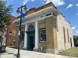 The People’s Bank built in 1911 in Halifax, Virginia.