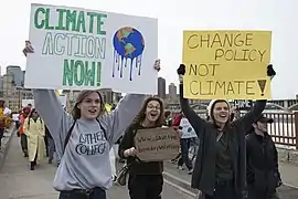 Demonstrators in Minneapolis