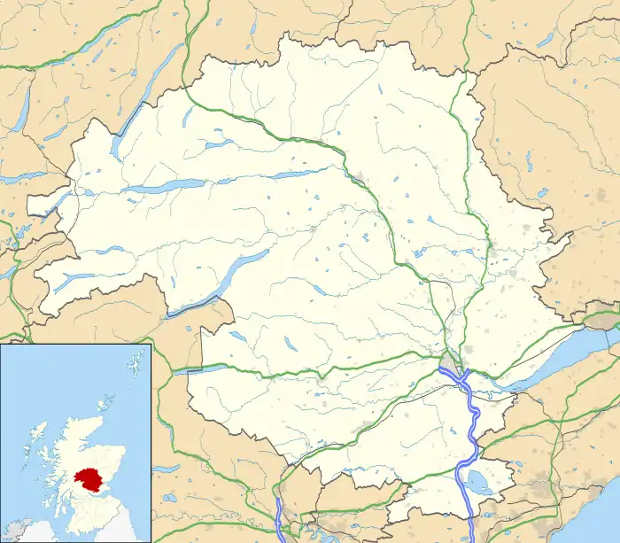 Invergowrie is located in Perth and Kinross