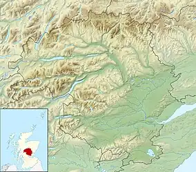 A' Bhuidheanach Bheag is located in Perth and Kinross