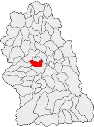 Location in Hunedoara County