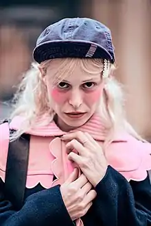 Petite Meller at Milan Fashion Week 2019