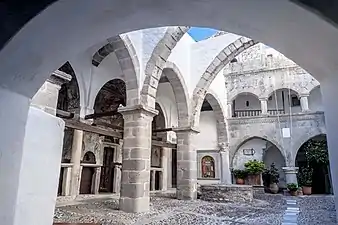 Interior of monastery