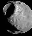 Phobos, a mosaic of images taken in 1978