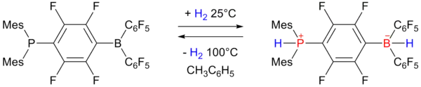 Phosphino borane hydrogenstorage