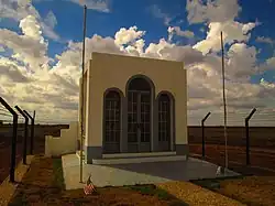 Photo of chapel built by Italian prisoners of war in Hereford, Texas