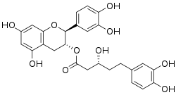 Chemical structure of phylloflavan