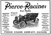 1906 Pierce-Racine advertisement in Motor magazine