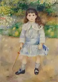 Pierre-Auguste Renoir : Child with a whip1885