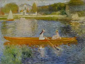 Pierre-Auguste Renoir, Boating on the Seine (La Yole), c. 1879