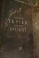 Gravestone for Pieter Teyler van der Hulst