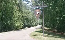 Marker on Natchez Trace Parkway