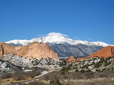 2. Pikes Peak is the second most topographically prominent mountain peak of Colorado.