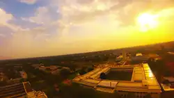 Aerial view of BITS Pilani campus in Pilani