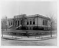 The Pillsbury Library replaced the East Side Branch (1891-1904) as part of the Minneapolis Public Library system from 1904-1967.