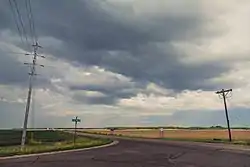 Junction of Becker County Roads 37 and 58 in Pine Point Township