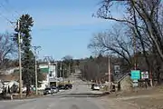 Looking north at Pine River on County H