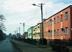 Roadside houses in Piotrowo Pierwsze