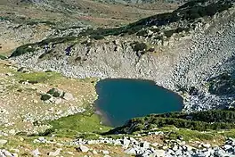 View of Bashliyski Lakes