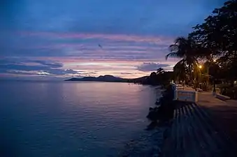 Playa Esperanza at night, Vieques