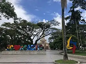 Central plaza in Acacías