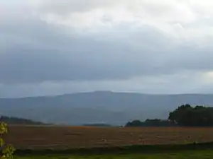 The Pleß seen from the Thuringian Forest