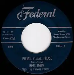 "Please, Please, Please," James Brown, Federal Records