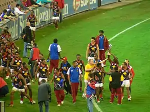 PNG celebrate their first International Cup premiership in 2008