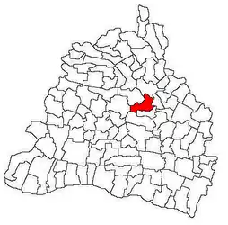 Location in Dolj County