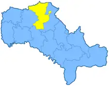 Location in the Podolia Governorate