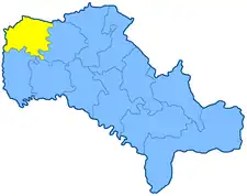 Location in the Podolia Governorate