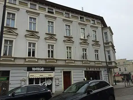 Facade on Podwale street