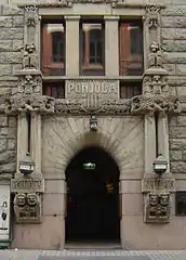 Pohjola Insurance Building, Helsinki, Gesellius, Lindgren, and Saarinen, 1901.