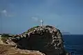 Cross at the Pointe des Châteaux and La Désirade out far