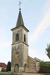 The church in Poiseul-la-Grange