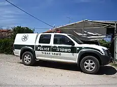 Border Police Isuzu D-Max pickup