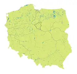 Dobrzyń Land on the map of Poland