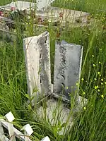 Salvaged pieces of the Halifax's wreckage