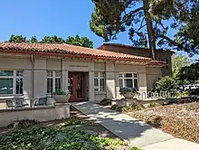 Alexander Hall exterior, showing the entrance to the Career Development Office