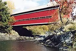 Balthazar Covered Bridge in Brigham.