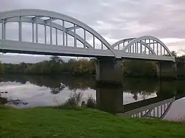 La Marquèze Bridge between Josse and Pey