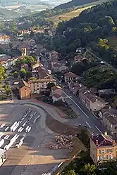 Pont-Trambouze seen from above