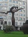 Tree monument on the south side of the square