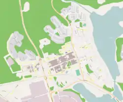 Map of Porsön, from OpenStreetMap