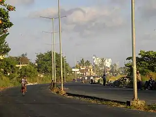 Port Road near Kollam Port