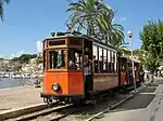 Old tram 1 along the coast