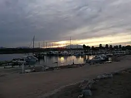 The harbour of Sainte-Marie