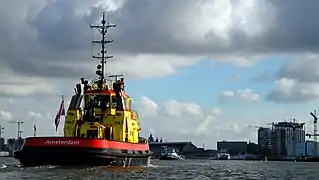 The Poseidon, tugboat at the port