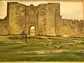 The entrance of the Queen, Aigues-Morte in 1867, by Frédéric Bazille, displayed at Metropolitan Museum of Art.